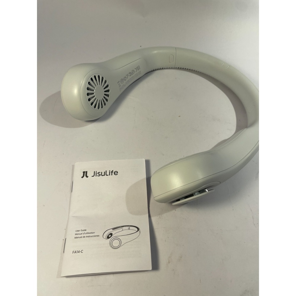 JisuLife Neck Fan Ultra Lightweight Portable Wearable Personal Cooling -OPEN BOX